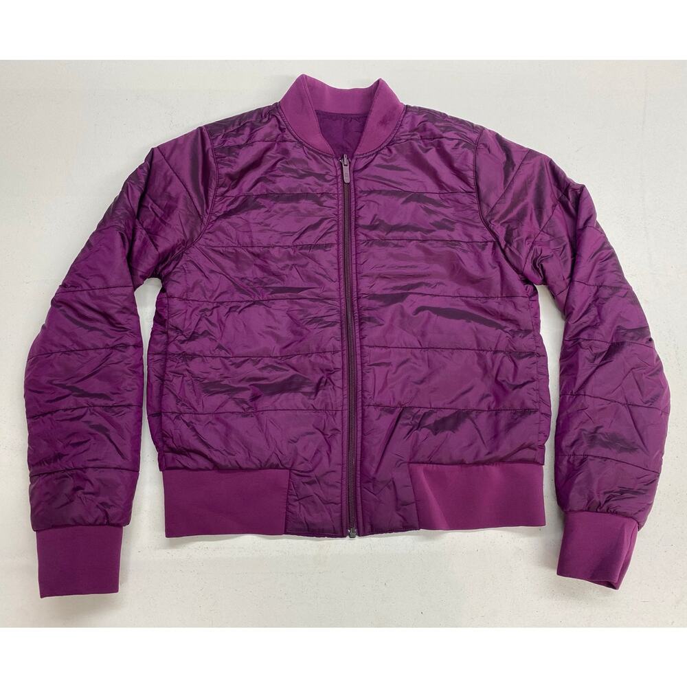 Women Lululemon Non-Stop Reversible quilted windbreaker puffer bomber jacket 8